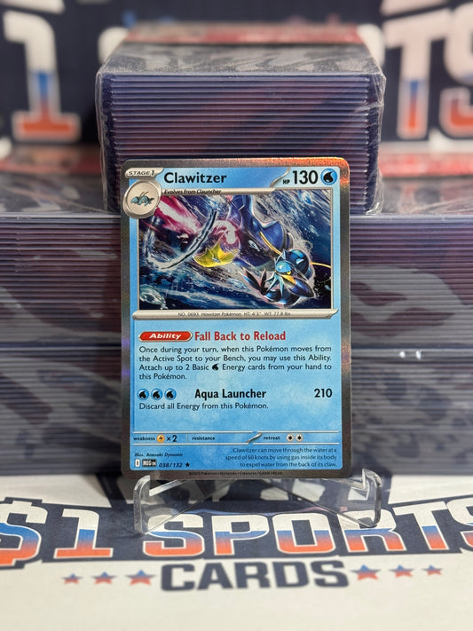 Pokemon TCG: Mega Evolution - Clawitzer (Holo, Rare) #38