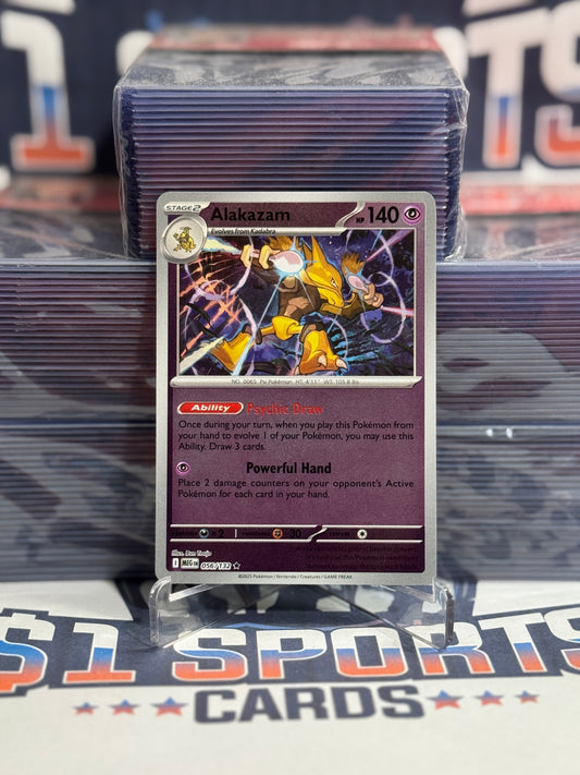Pokemon TCG: Mega Evolution - Alakazam (Reverse Holo, Rare) #56