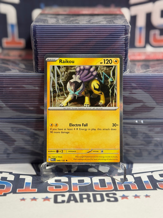 Pokemon TCG: Mega Evolution - Raikou (Reverse Holo, Rare) #48