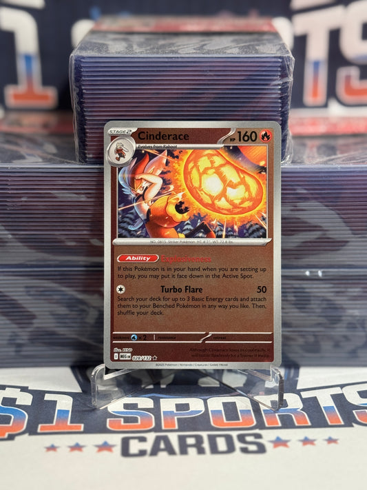 Pokemon TCG: Mega Evolution - Cinderace (Reverse Holo, Rare) #28