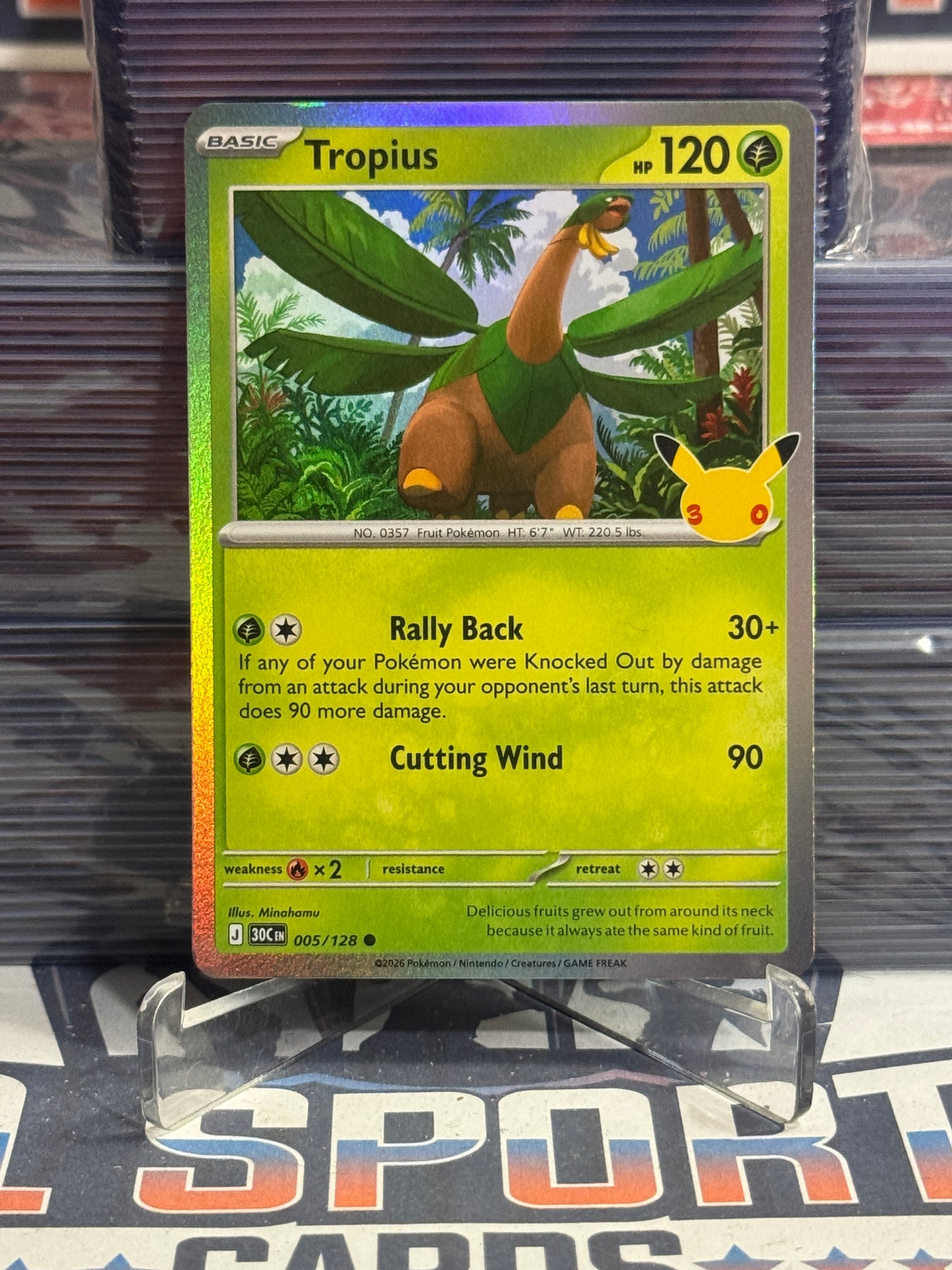 Pokemon TCG: 30th Celebration - Tropius (Holo, Common) #5