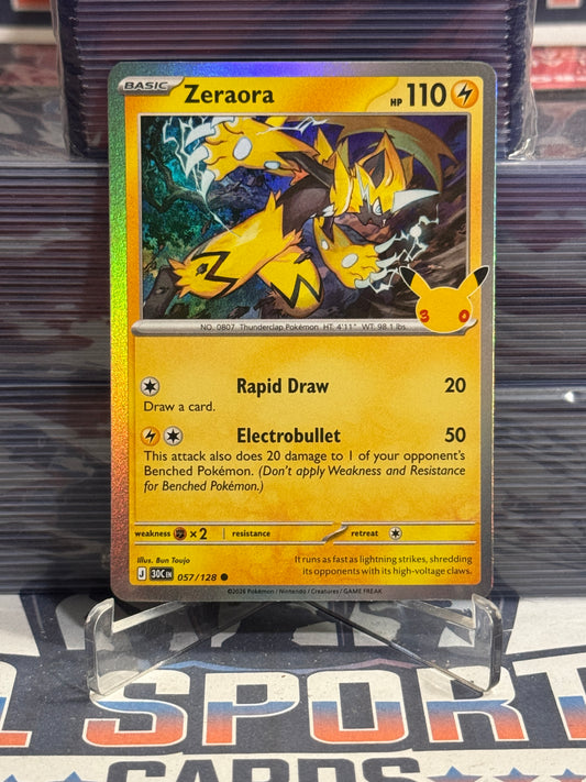 Pokemon TCG: 30th Celebration - Zeraora (Holo, Common) #57