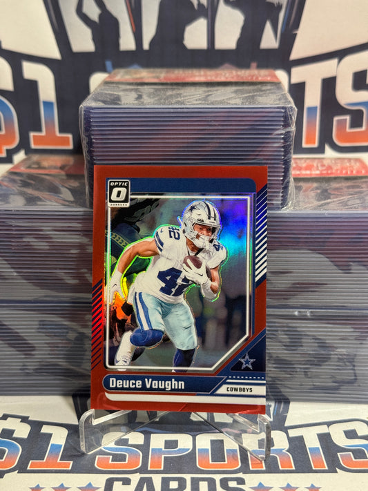 2024 Donruss Optic (Red Prizm 99/125) Deuce Vaughn #52