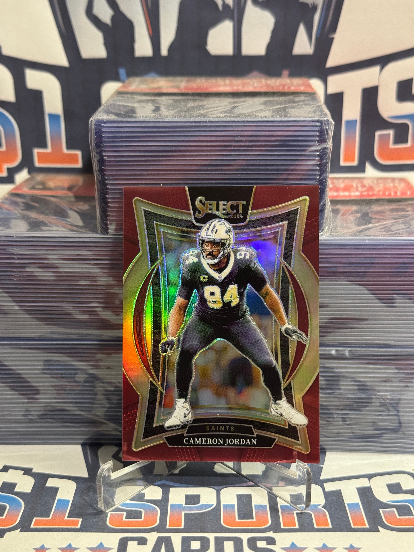 2024 Panini Select (Ruby Prizm 25/149) Cameron Jordan #16