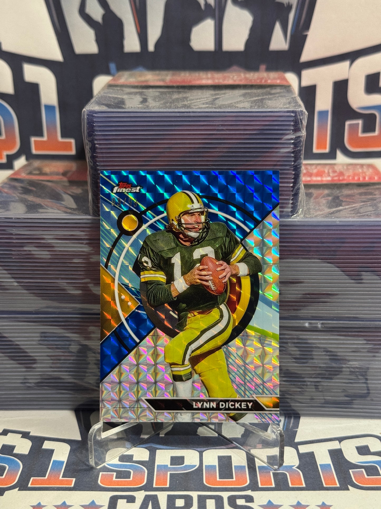 2024 Topps Finest (Blue Geometric Refractor 99/99) Lynn Dickey #188