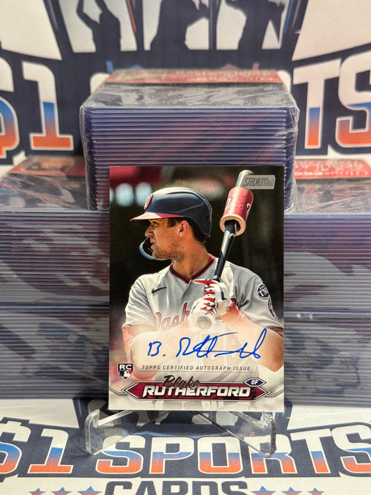 2024 Topps Stadium Club (Auto) Blake Rutherford Rookie #SCBA-BR