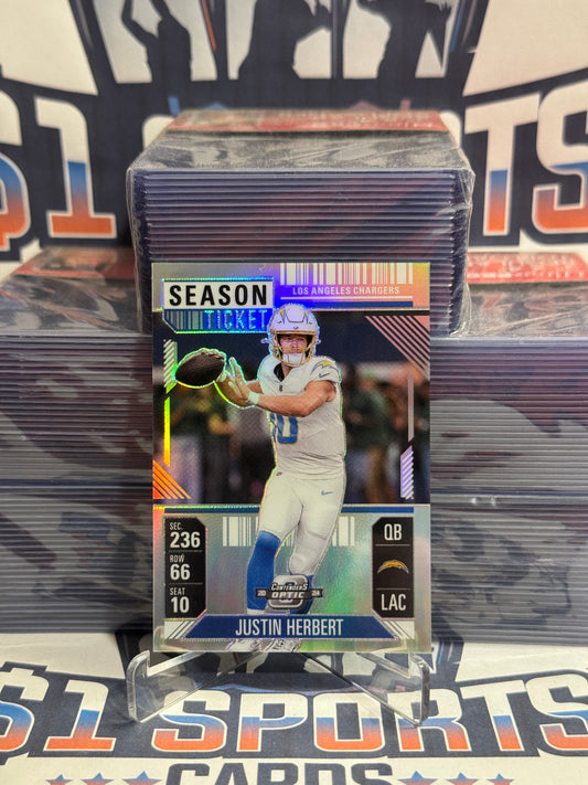 2024 Panini Contenders Optic (Holo Prizm) Justin Herbert #31
