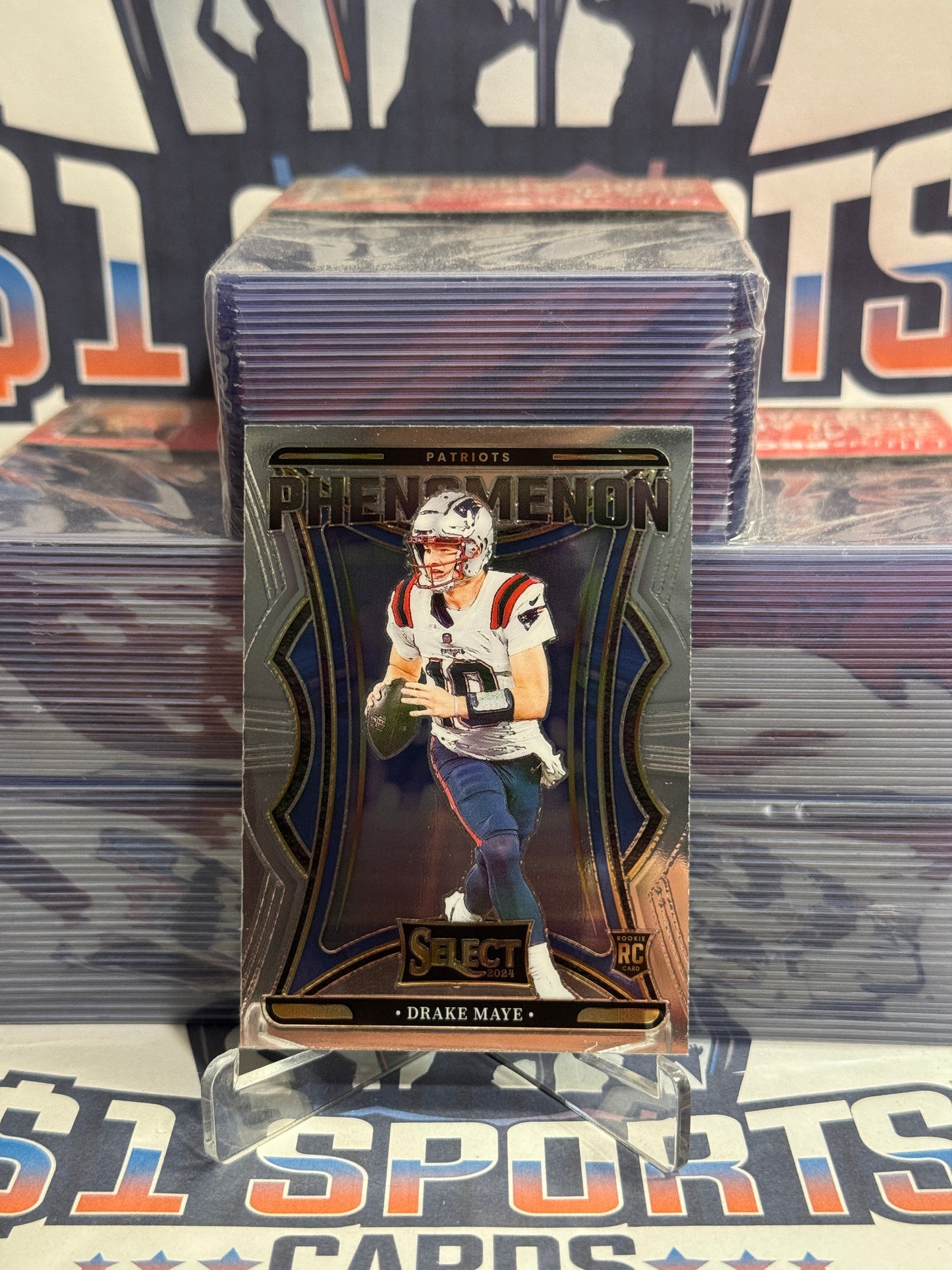 2024 Panini Select (Phenomenon) Drake Maye Rookie #3