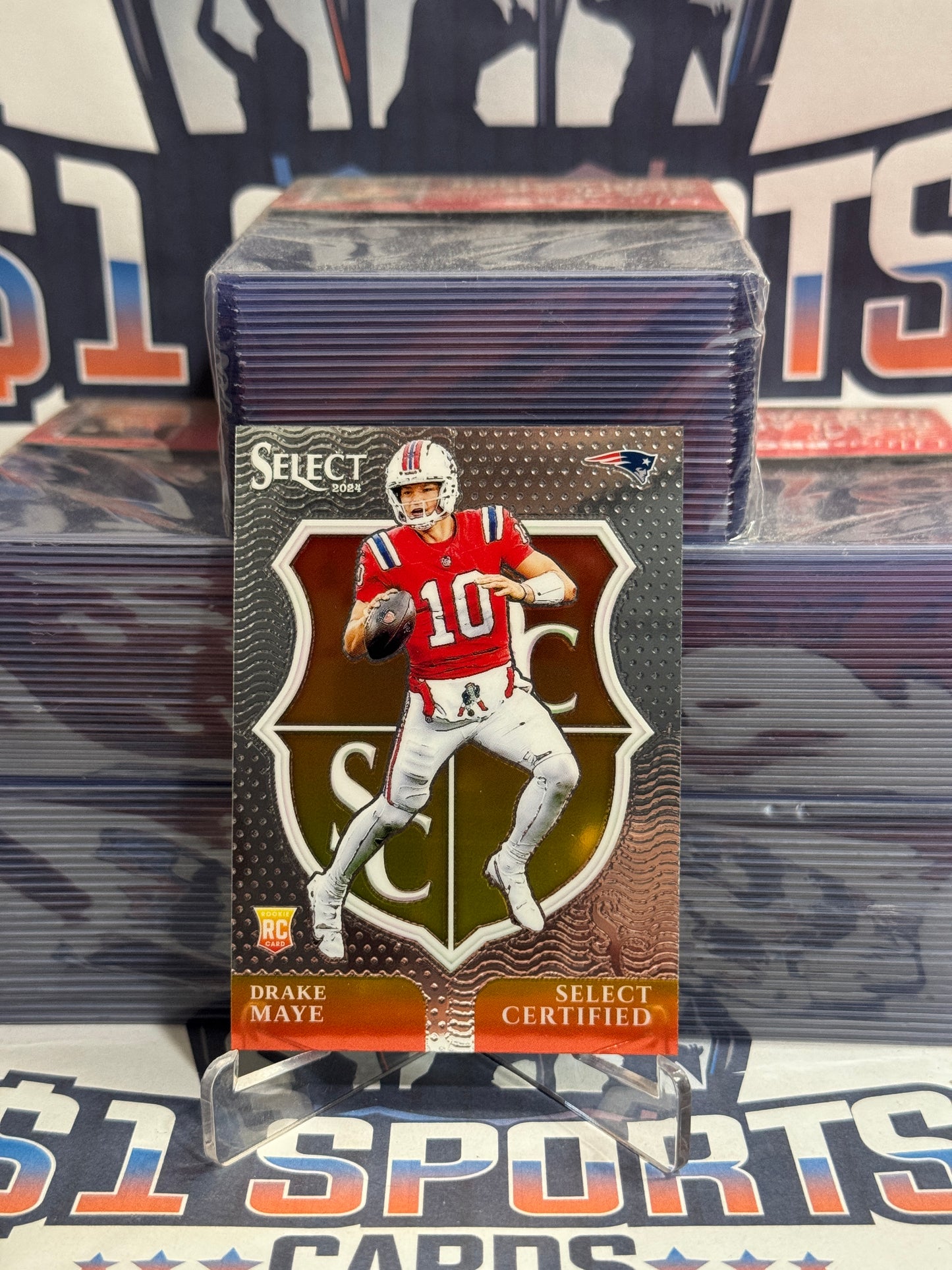 2024 Panini Select (Certified) Drake Maye Rookie #3