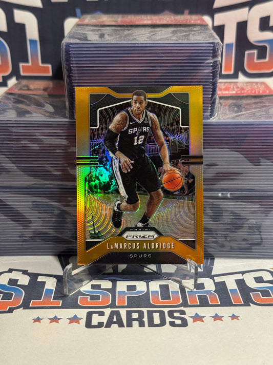 2019 Panini Prizm (Orange Prizm 5/49) LaMarcus Aldridge #133