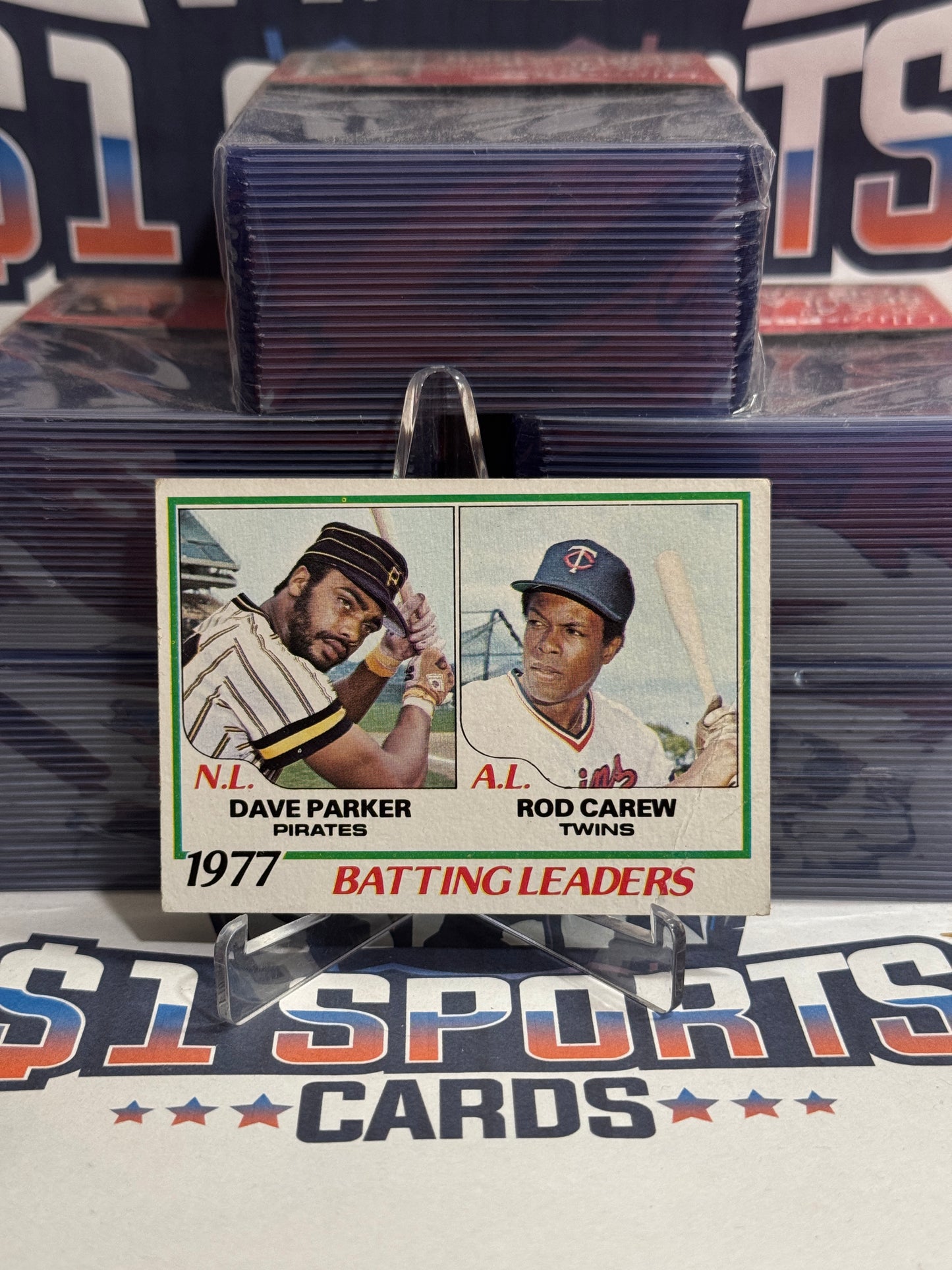 1978 Topps (Batting Leaders) Rod Carew & Dave Parker #201