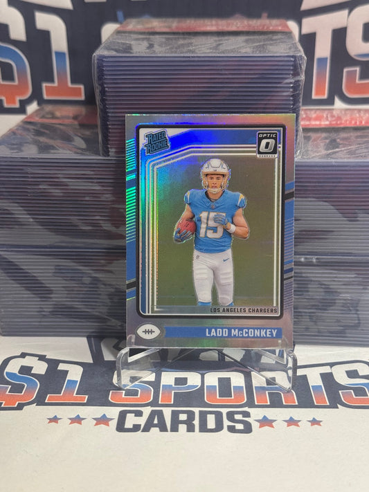2024 Donruss Optic (Holo Prizm, Rated Rookie) Ladd McConkey #266