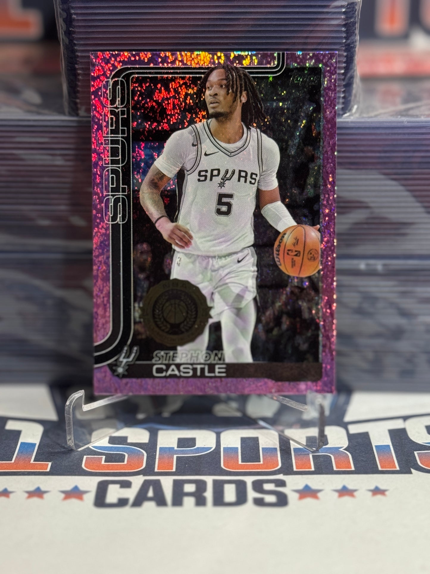 2025 Topps (Pink Foil, All-Rookie Team) Stephon Castle #197
