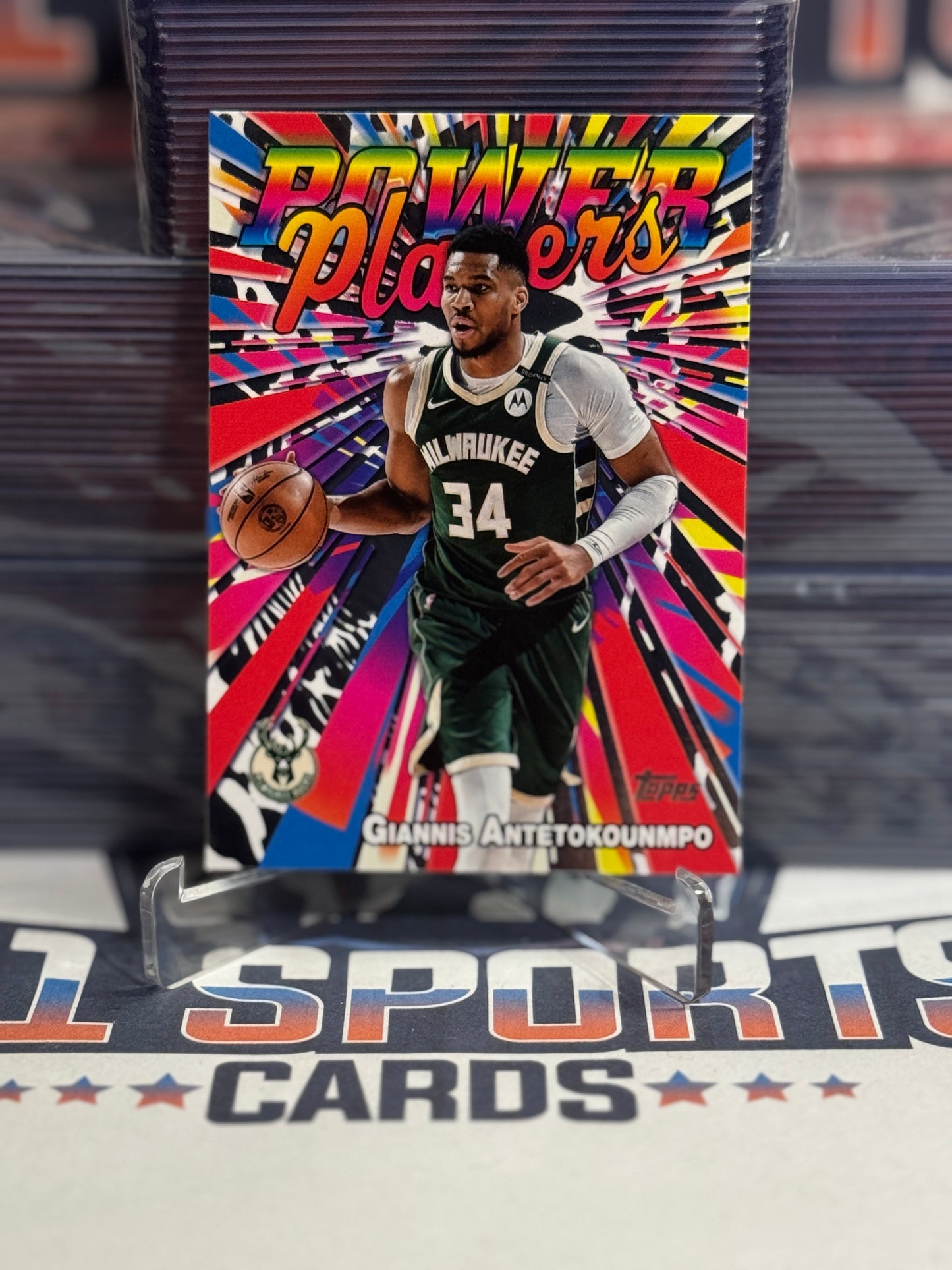 2025 Topps (Power Players) Giannis Antetokounmpo #PP-1