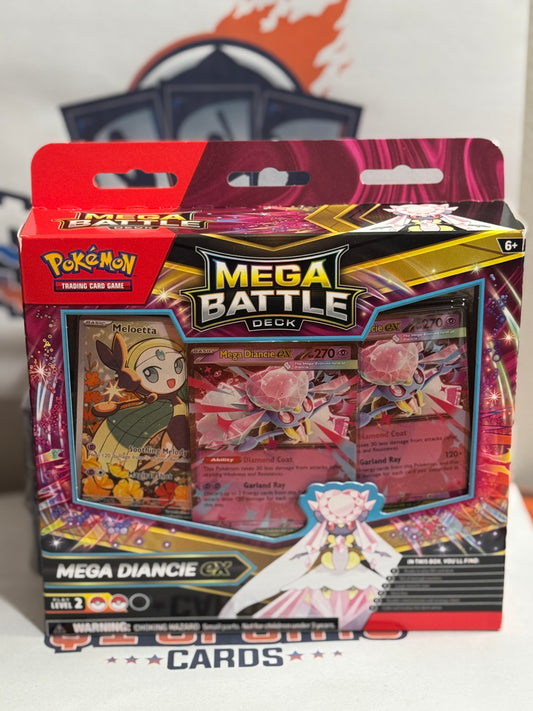 Pokemon TCG: Sealed Mega Diancie EX Mega Battle Deck Box