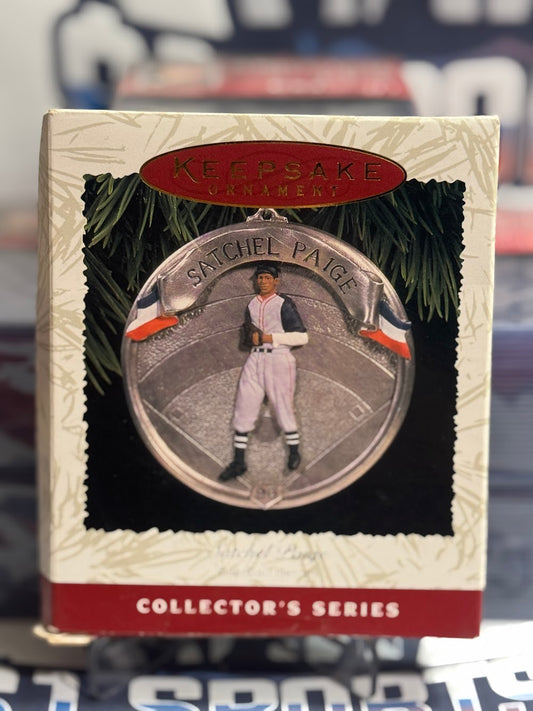 1996 Hallmark Keepsake Ornament Baseball Heroes Satchel Paige