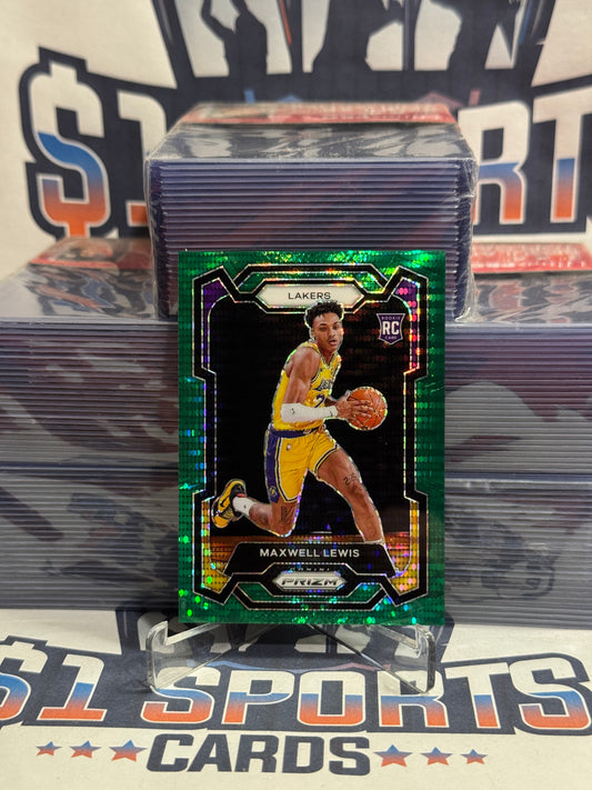 2023 Panini Prizm (Green Pulsar Prizm 1/25) Maxwell Lewis Rookie #143