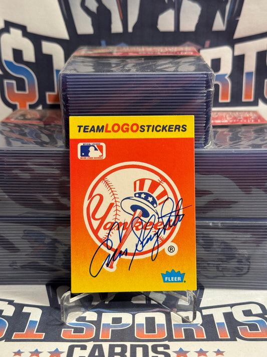 1991 Fleer (Hand-Signed Auto) Enos Slaughter #NNO
