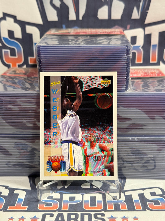 1993 Upper Deck 3-D Chris Webber Rookie #81