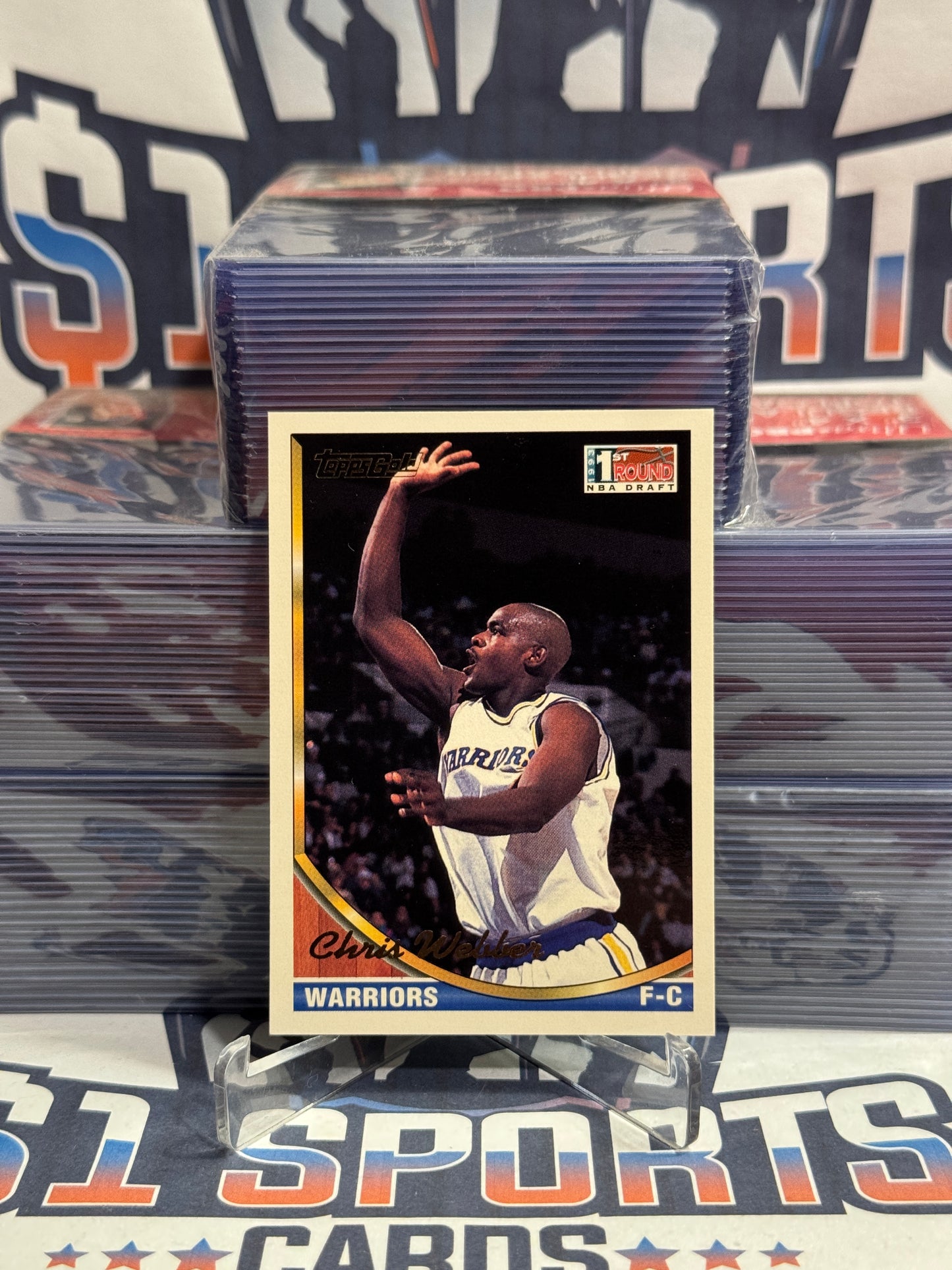 1993 Topps (Gold, 1st Round Draft Pick) Chris Webber Rookie #224