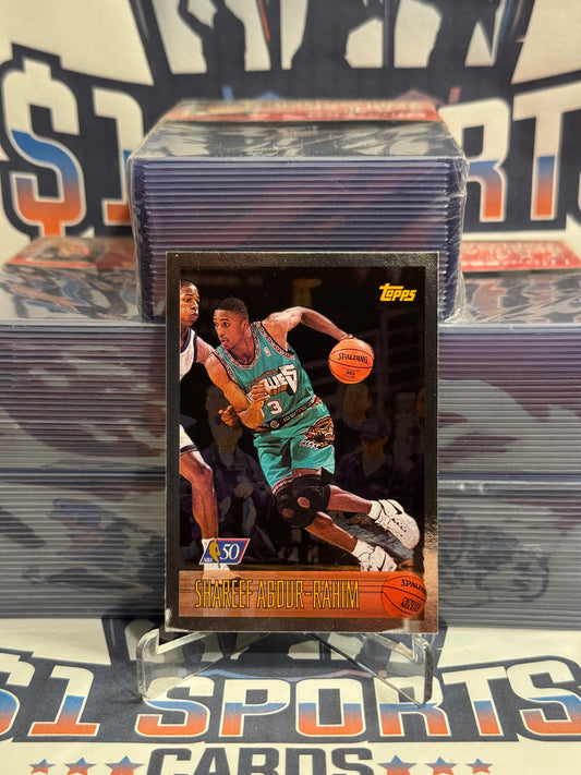 1996 Topps (NBA 50th Foil) Shareef Abdur-Rahim Rookie #128