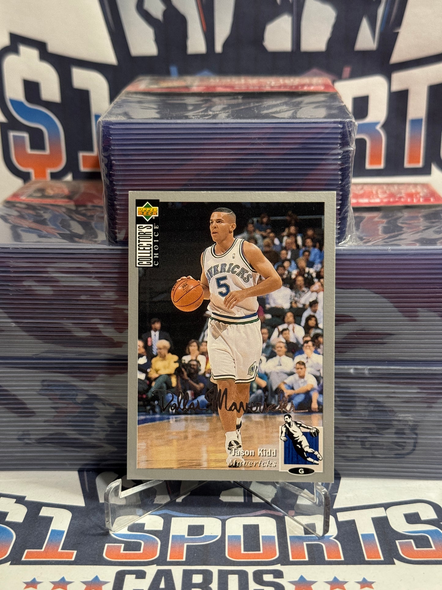 1994 Upper Deck Collector's Choice (Silver Signature) Jason Kidd Rooki ...