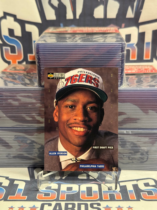 1996 Upper Deck Collector's Choice (Draft Picks) Allen Iverson Rookie #DR1