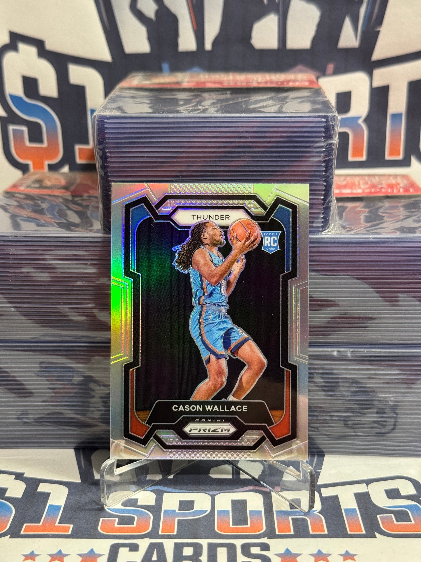 2023 Panini Prizm (Silver Prizm) Cason Wallace Rookie #139