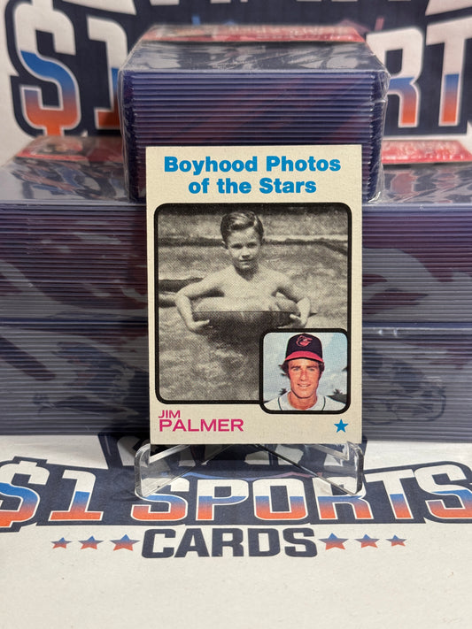 1973 Topps (Boyhood Photos of the Stars) Jim Palmer #341
