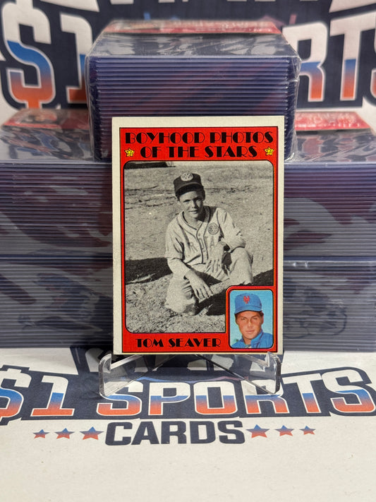 1972 Topps (Boyhood Photos of the Stars) Tom Seaver #347