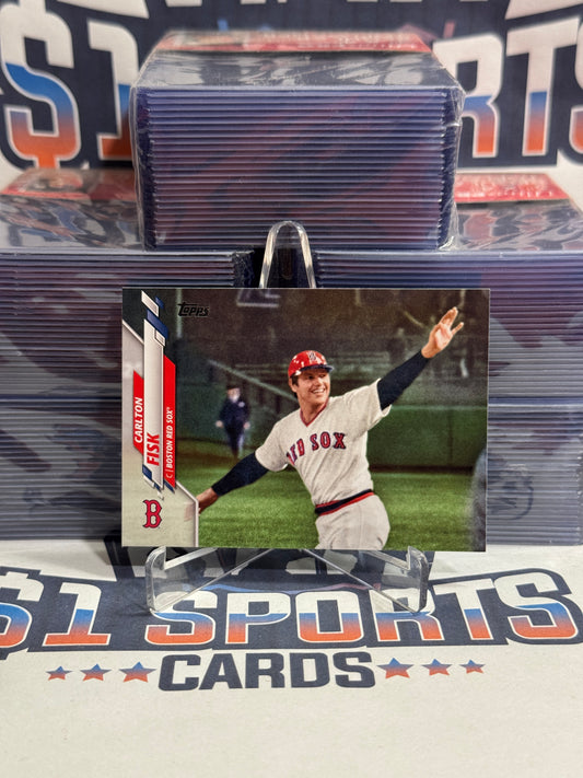 2020 Topps (Short Print, Image Variation) Carlton Fisk #388