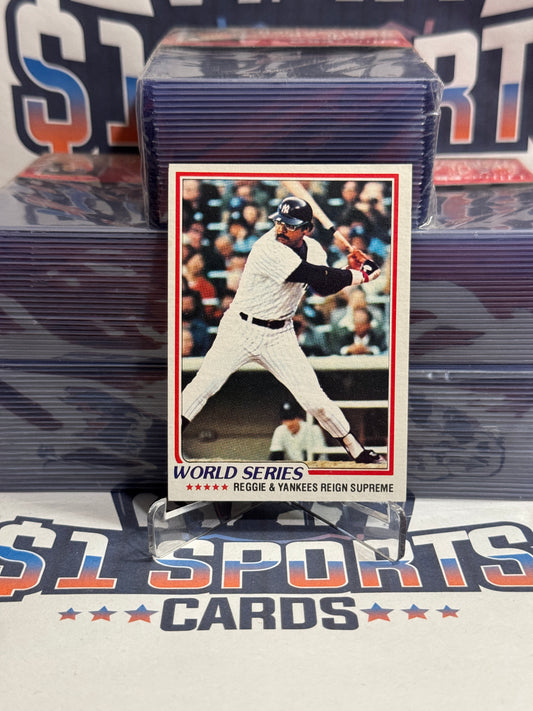 1978 Topps (World Series) Reggie Jackson #413