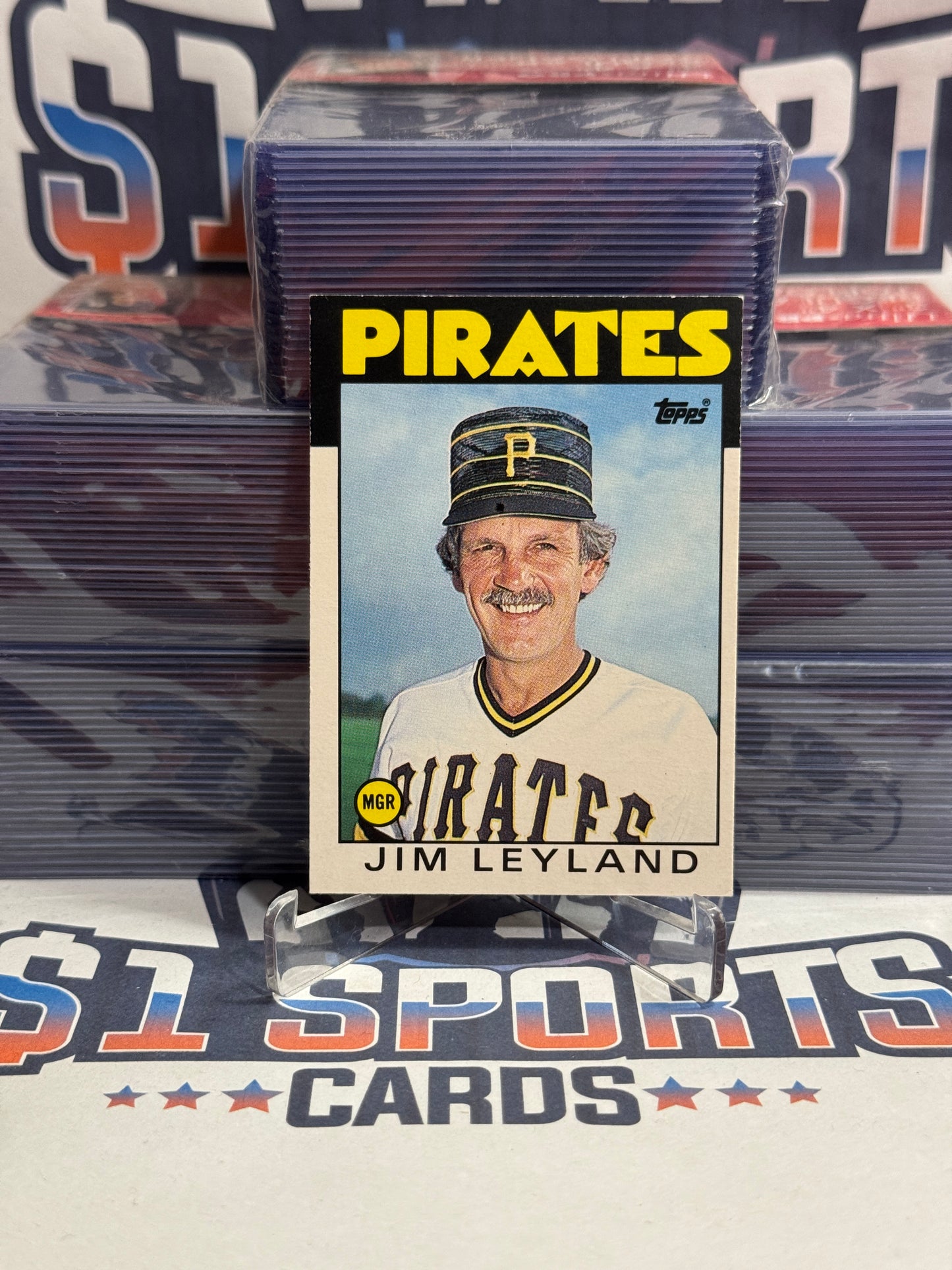 1986 Topps Traded Jim Leyland Rookie #66T