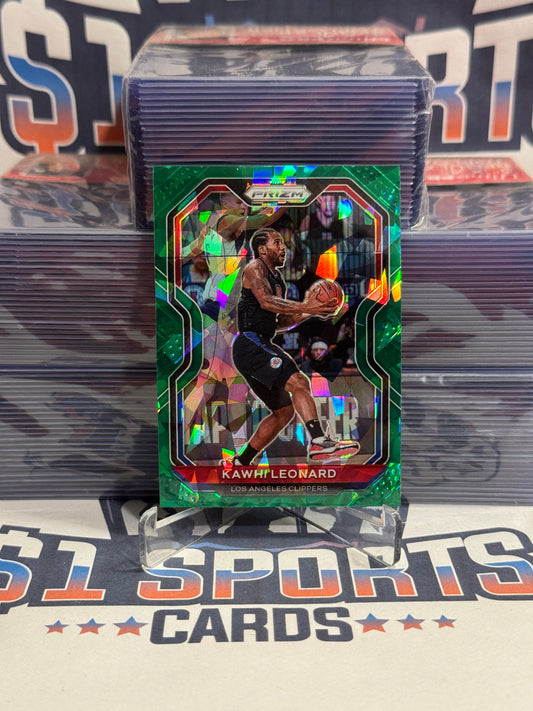 2020 Panini Prizm (Green Ice Prizm) Kawhi Leonard #209