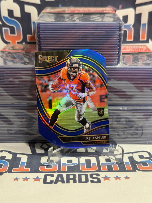 2020 Panini Select (Blue Die Cut Prizm) KJ Hamler Rookie #367