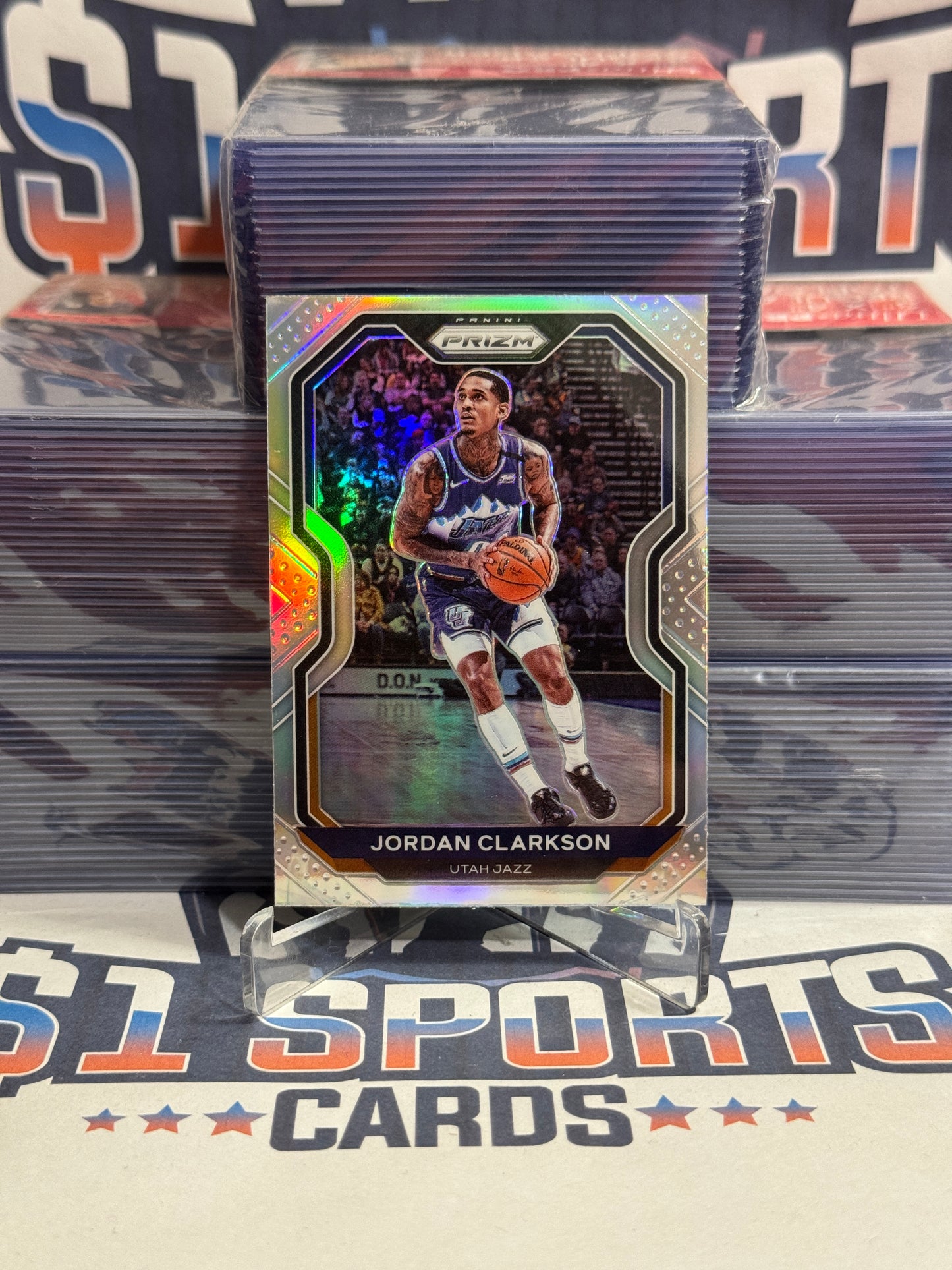 2020 Panini Prizm (Silver Prizm) Jordan Clarkson #135