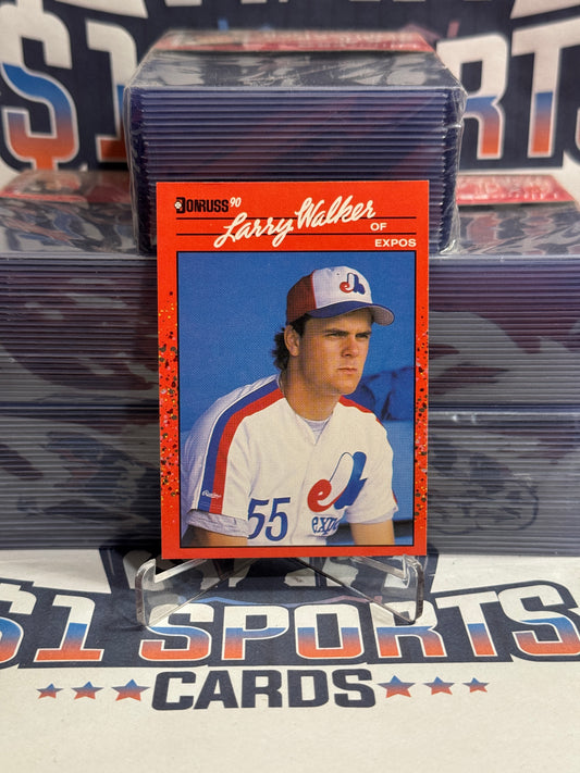 1990 Donruss Larry Walker Rookie #578