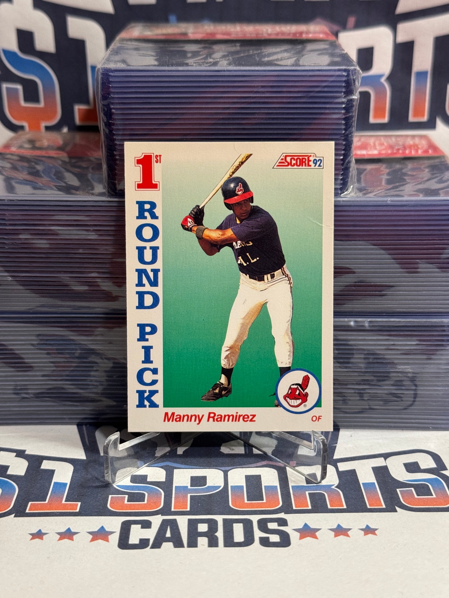 1992 Score (1st Round Pick) Manny Ramirez Rookie #800