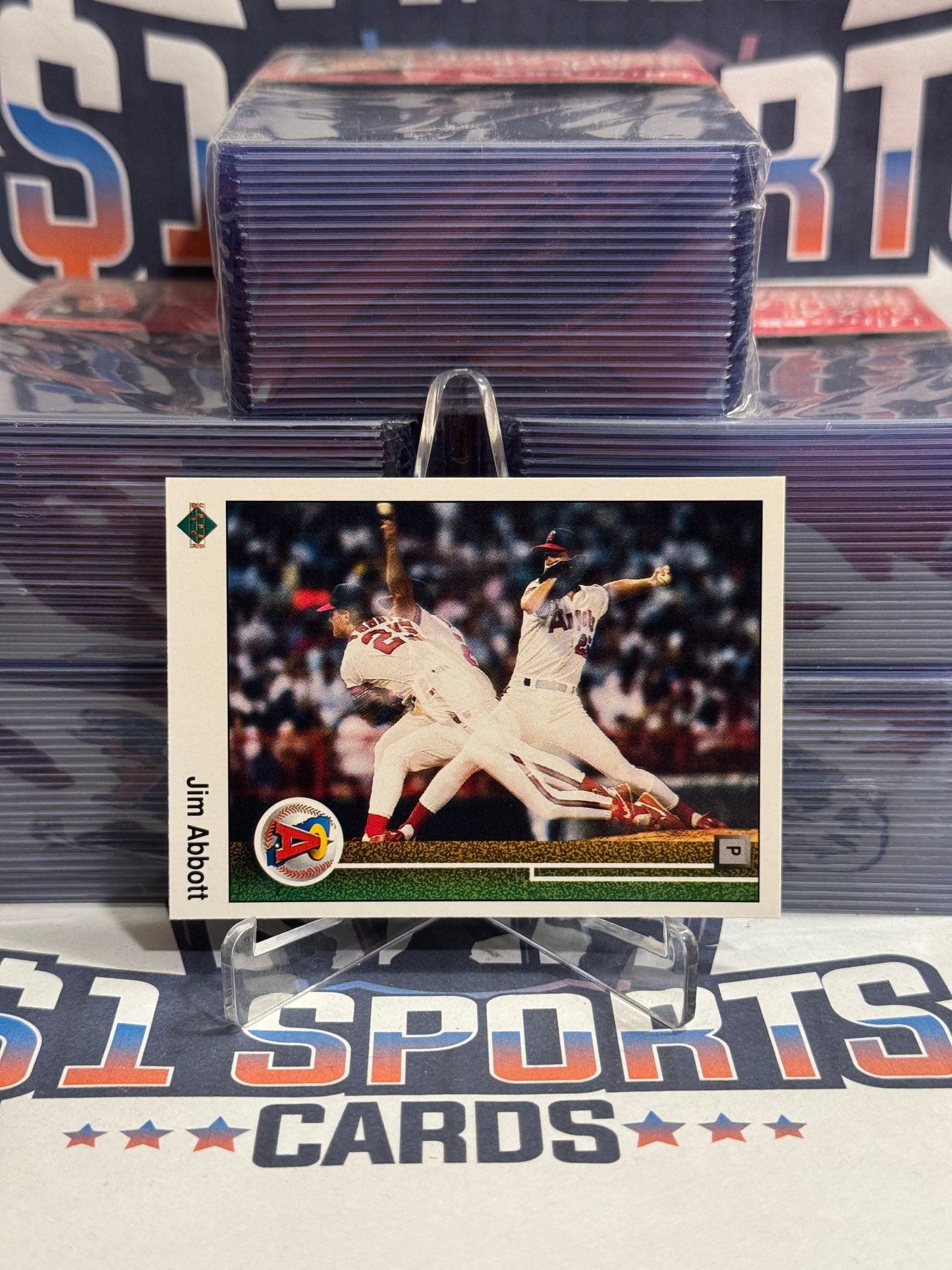 1989 Upper Deck Jim Abbott Rookie #755