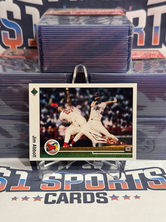 1989 Upper Deck Jim Abbott Rookie #755
