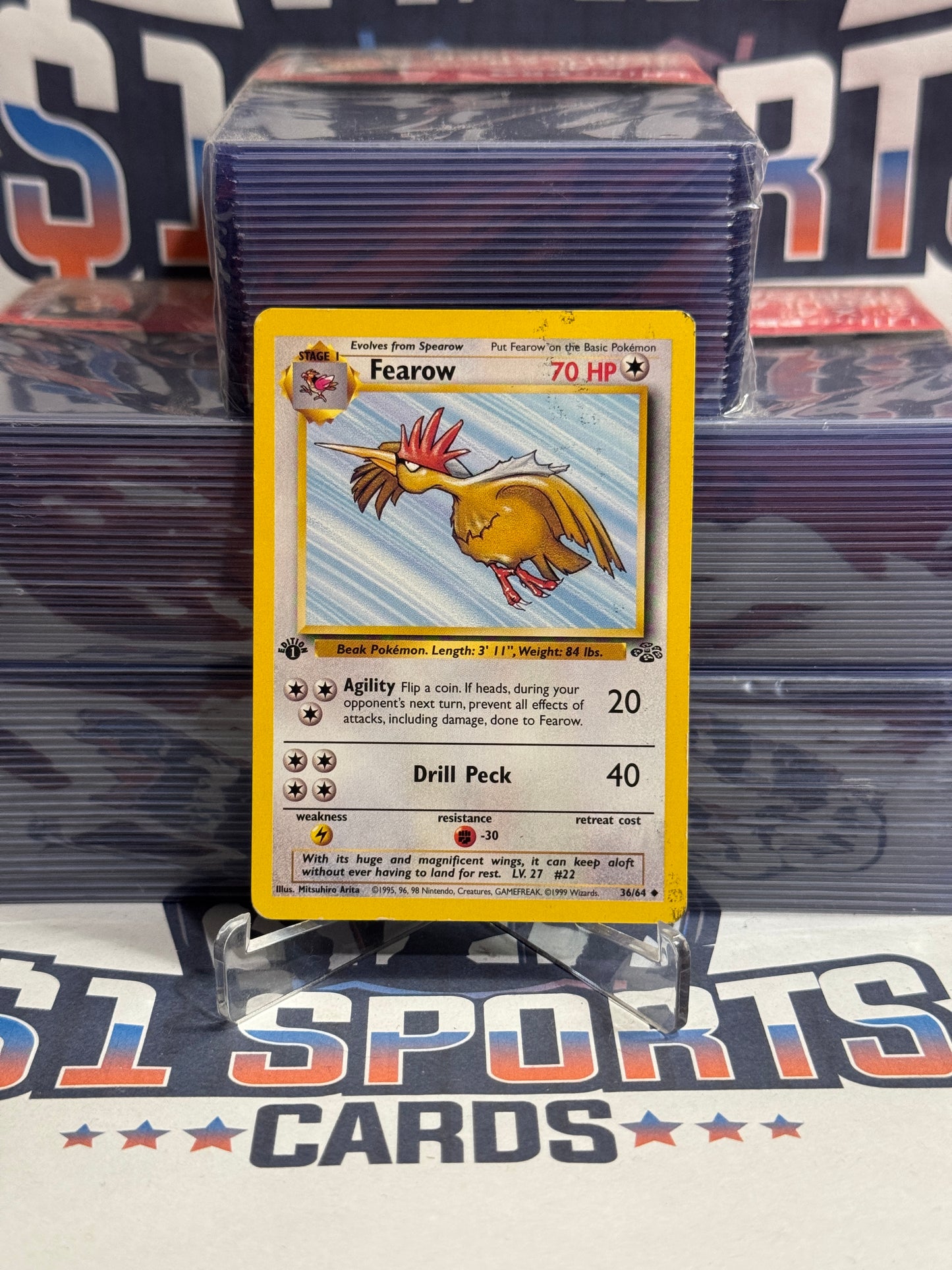 Pokemon TCG: Jungle - Fearow (1st Edition, Common) #36