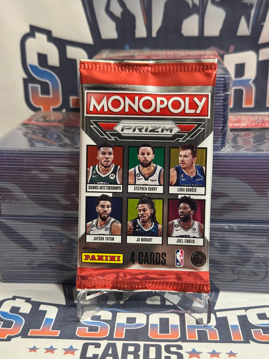 2022 Panini Prizm Monopoly NBA Basketball Retail Pack