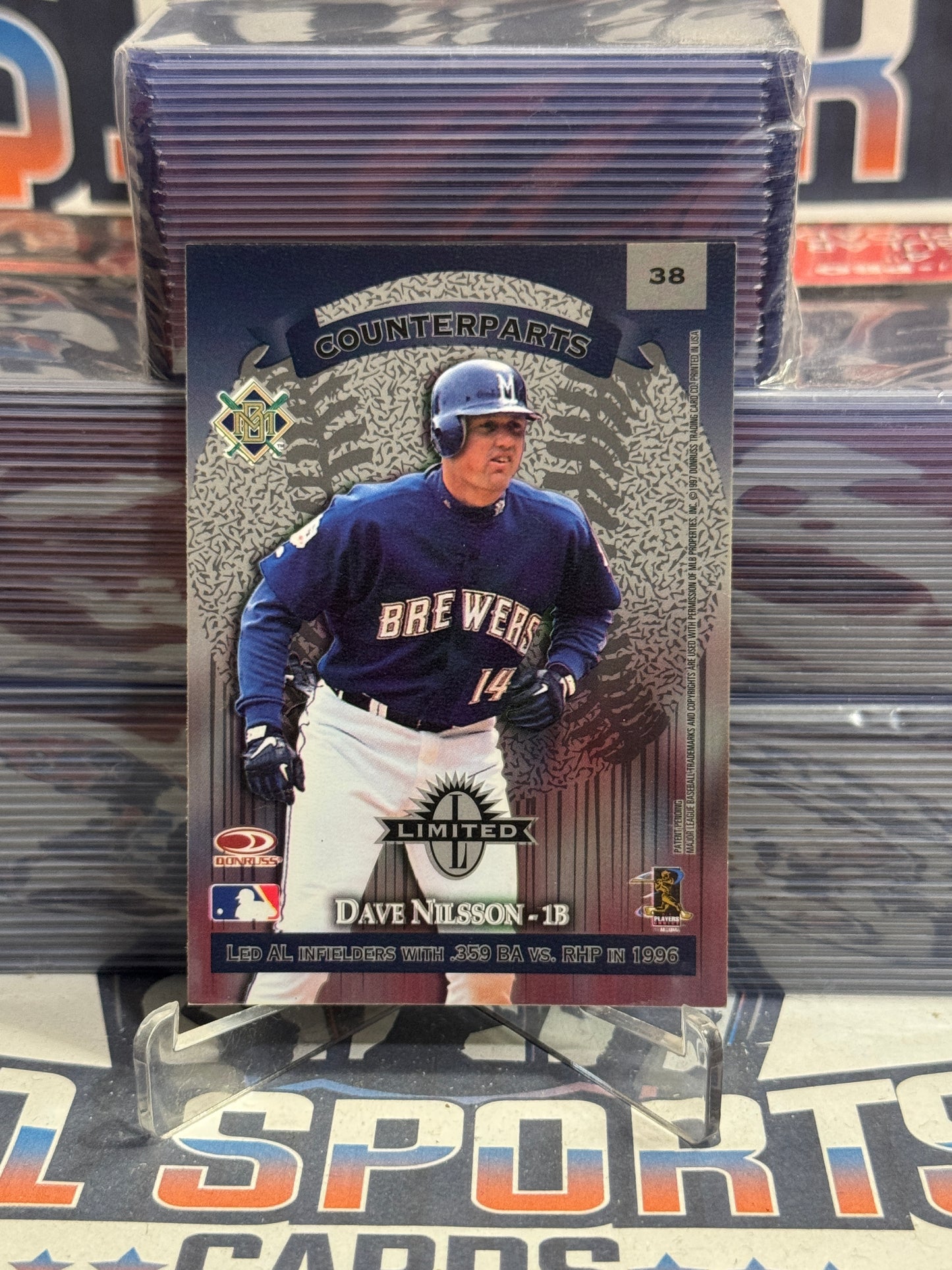 1997 Leaf Limited (Counterparts) Jim Thome & Dave Nilsson #38