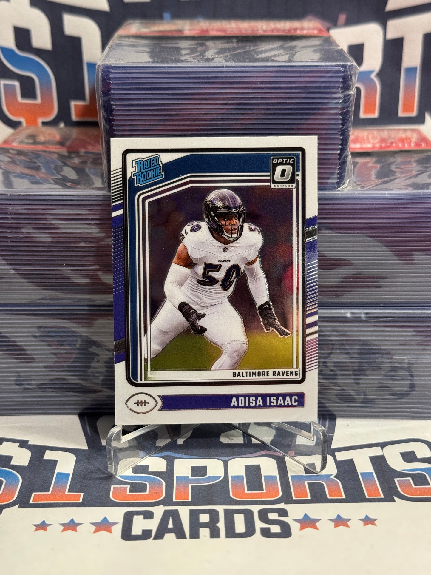 2024 Donruss Optic (Rated Rookie) Adisa Isaac #202
