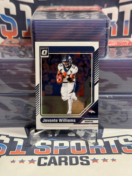 2024 Donruss Optic Javonte Williams #58