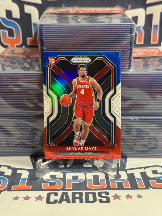 2020 Panini Prizm (Red White Blue Prizm) Skylar Mays Rookie #255
