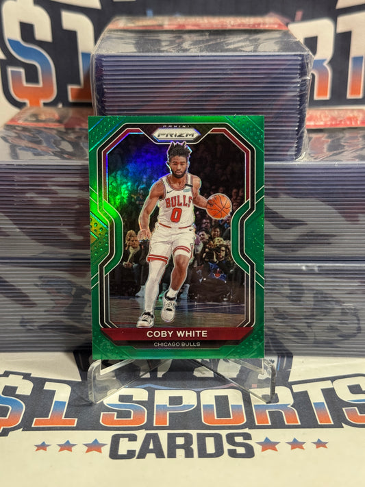 2020 Panini Prizm (Green Prizm) Coby White #3