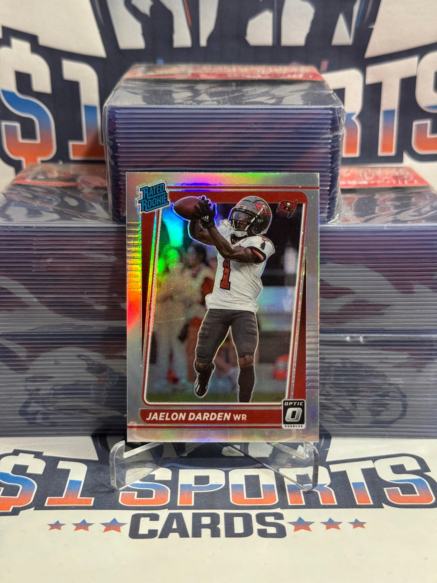 2021 Donruss Optic (Holo Prizm, Rated Rookie) Jaelon Darden #234