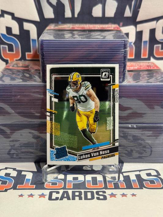 2023 Donruss Optic (Rated Rookie) Lukas Van Ness #240