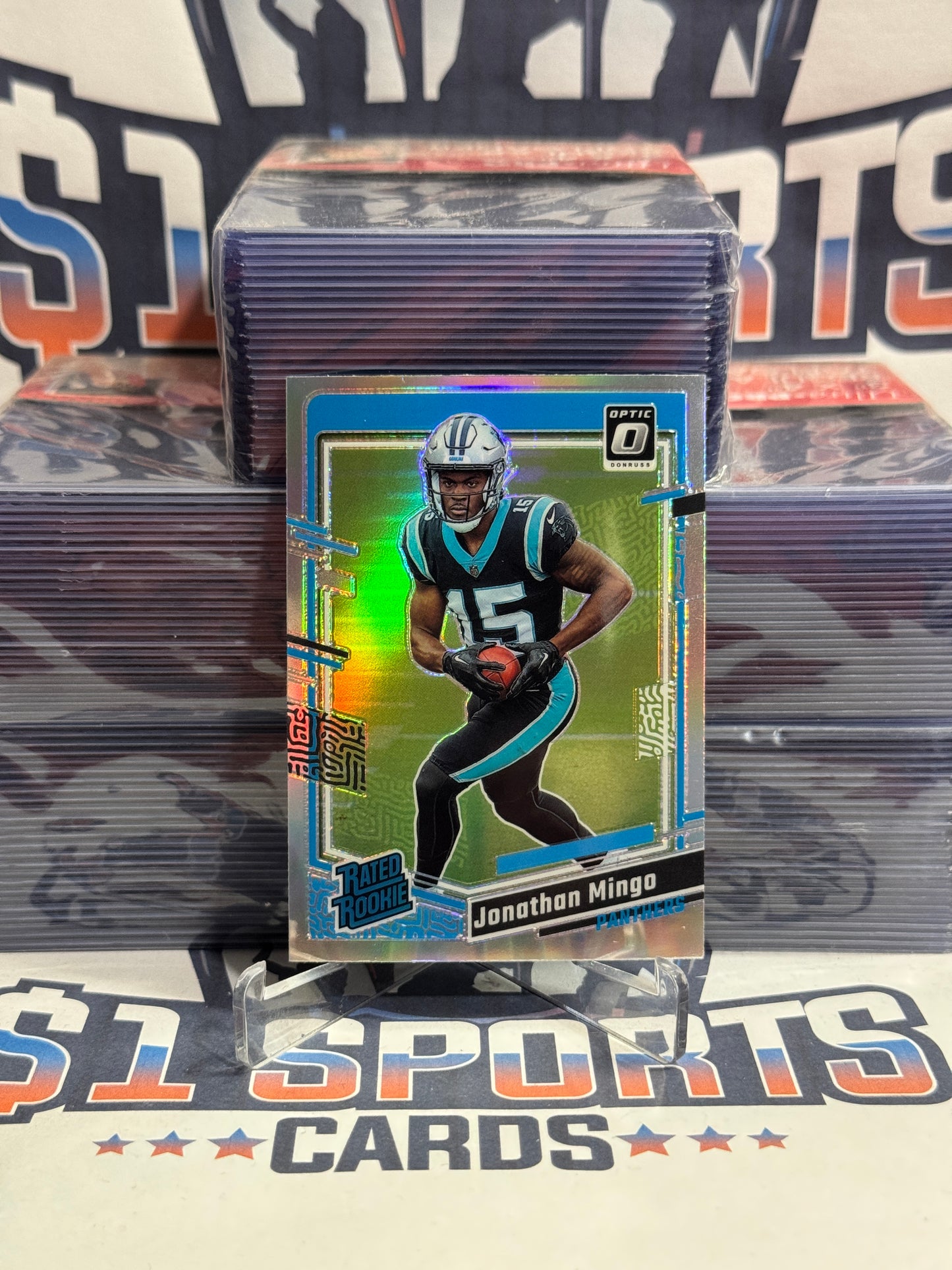 2023 Donruss Optic (Holo Prizm, Rated Rookie) Jonathan Mingo #215